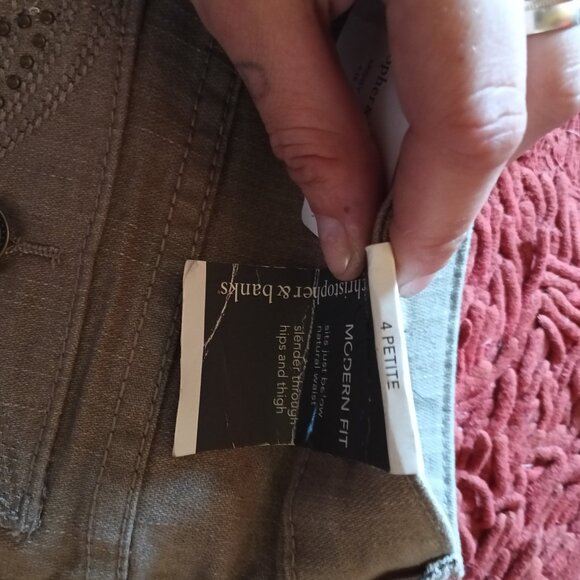 Christopher&Bank women's jeans size.4 petite - Picture 4 of 5